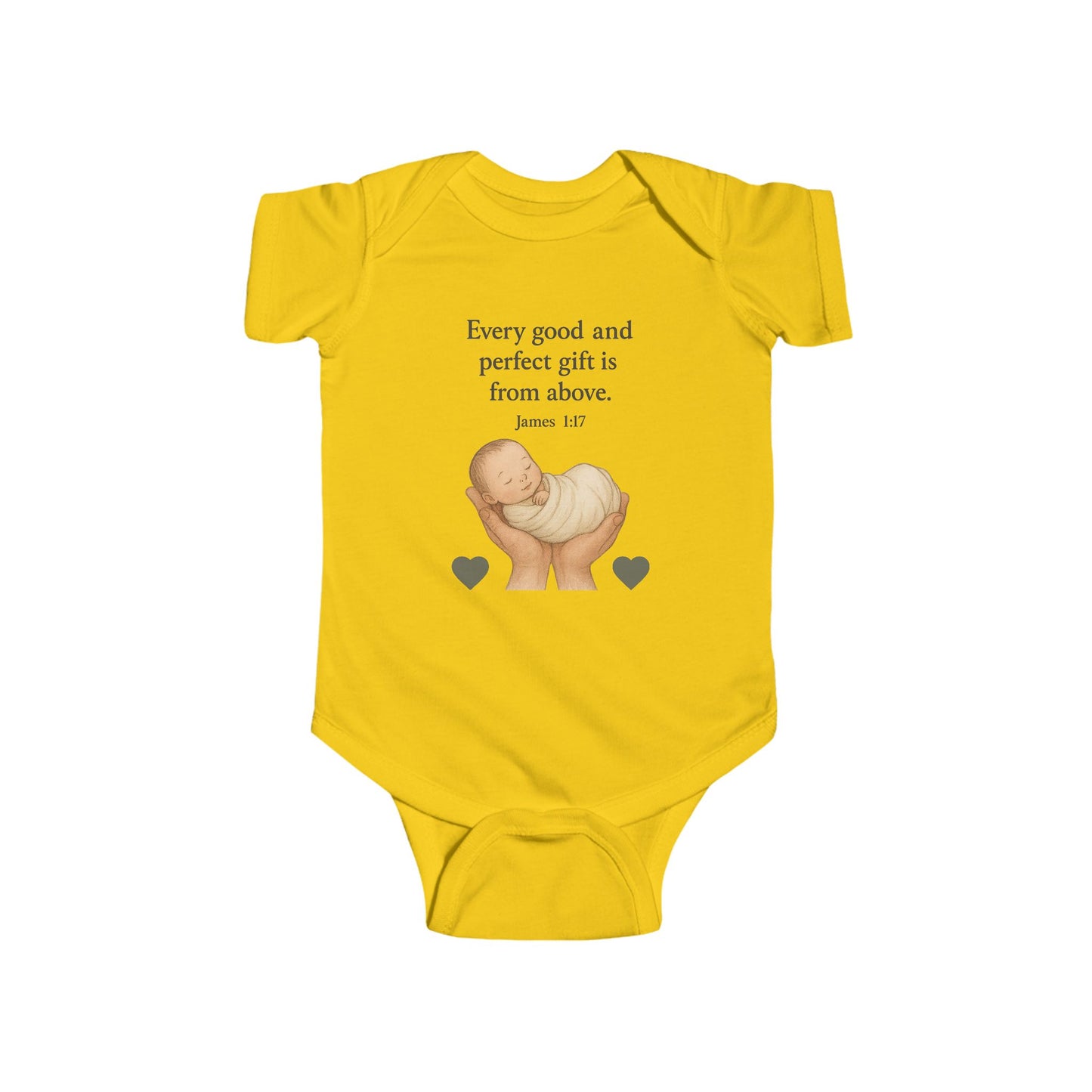 Infant Onesie with Heartwarming Quote, Baby Gift, Newborn Outfit, Christian Baby Clothes, Shower Gift, Cute Babywear