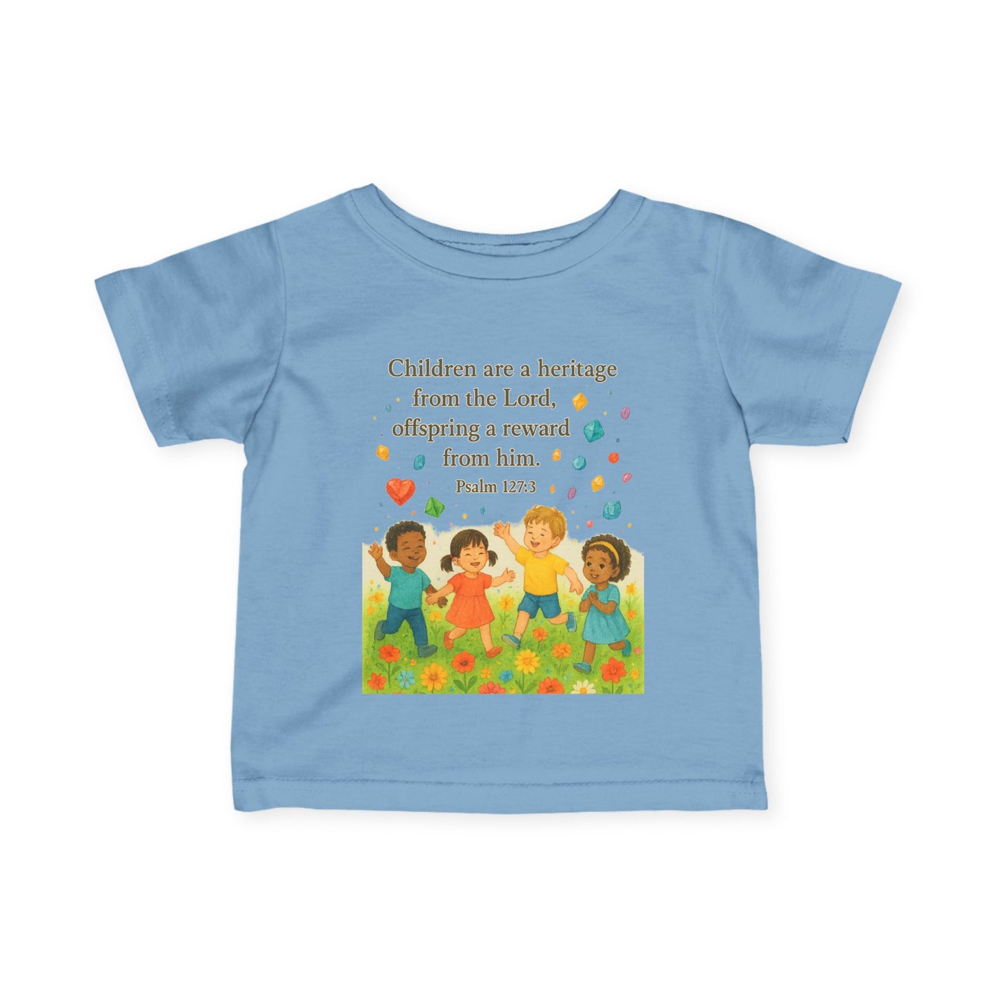 Children's T-Shirt, Bible Verse Shirt, Infant T-Shirt, Christian Kids Apparel, Baby Gift, Toddler Shirt