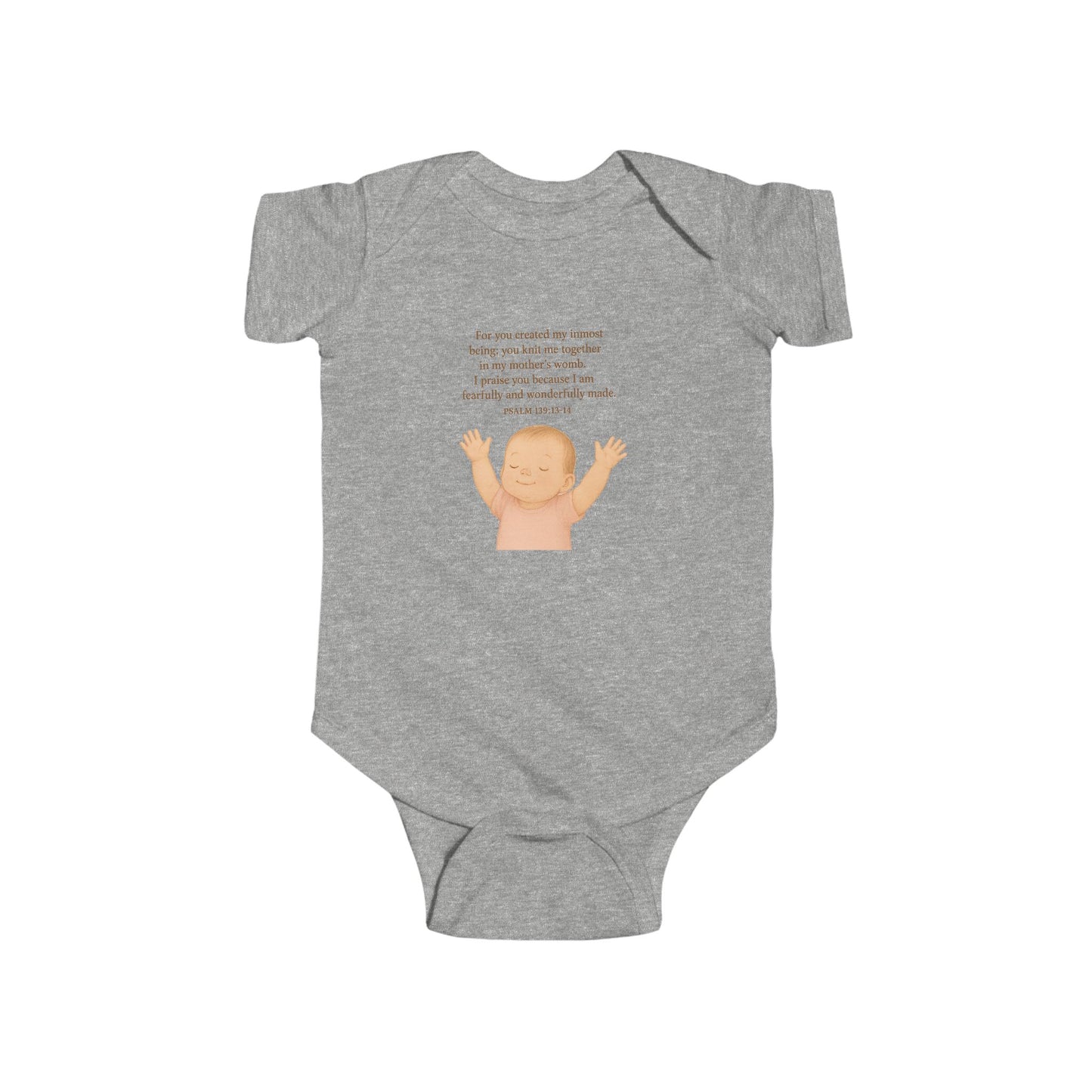 Cute Unisex Baby Onesie with Cheerful Design, Infant Outfit, Baby Shower Gift