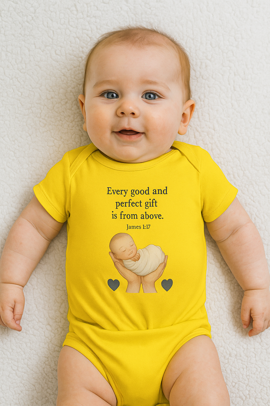 Infant Onesie with Heartwarming Quote, Baby Gift, Newborn Outfit, Christian Baby Clothes, Shower Gift, Cute Babywear