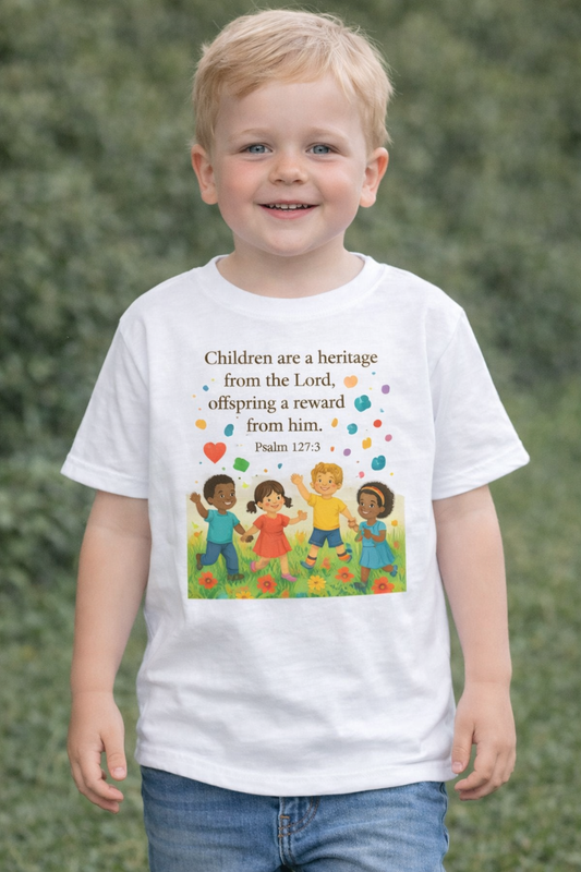 Kids Inspirational Tee - Children Shirt, Faith-Based Kids Apparel, Cute Gift for Birthdays, Family Gatherings, Church Events
