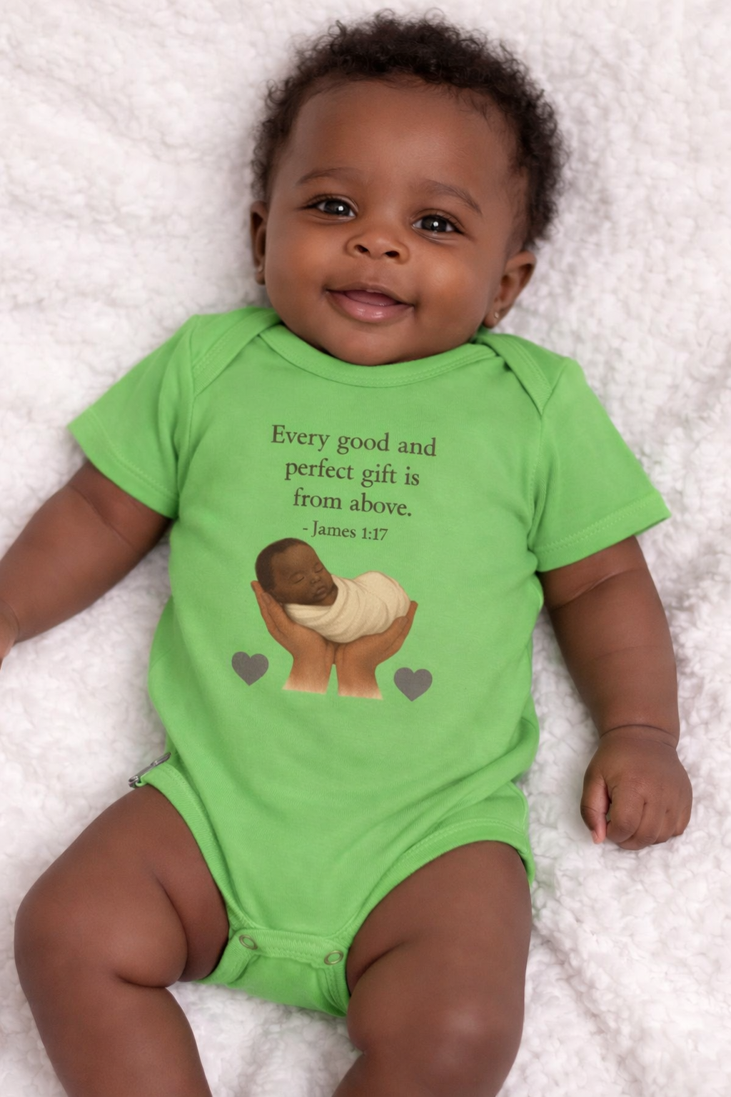 Cute Inspirational Infant outfit, Baby Gift, Newborn Clothes, Toddler Outfit, Baby Shower Gift, Faith-Based Apparel