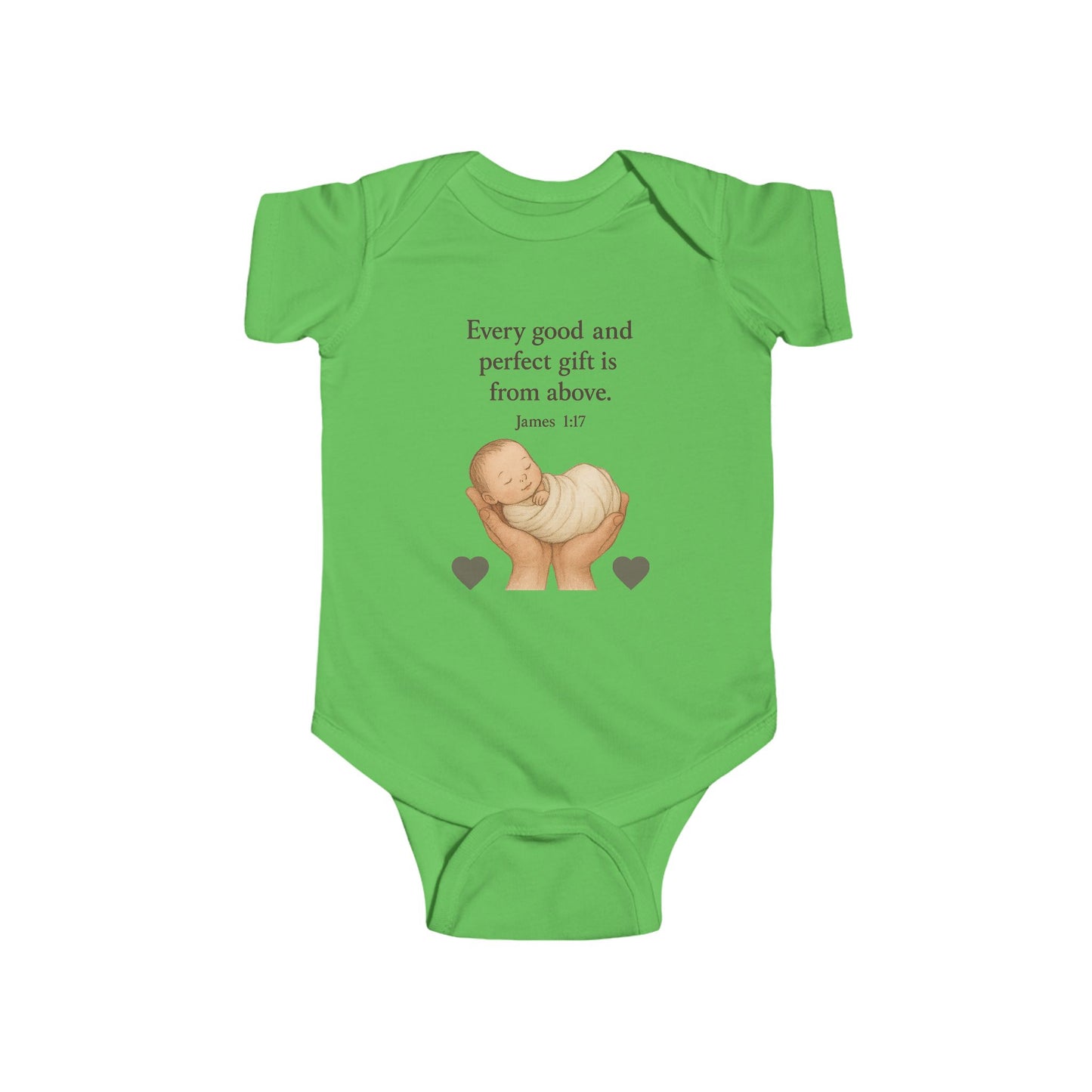 Infant Onesie with Heartwarming Quote, Baby Gift, Newborn Outfit, Christian Baby Clothes, Shower Gift, Cute Babywear