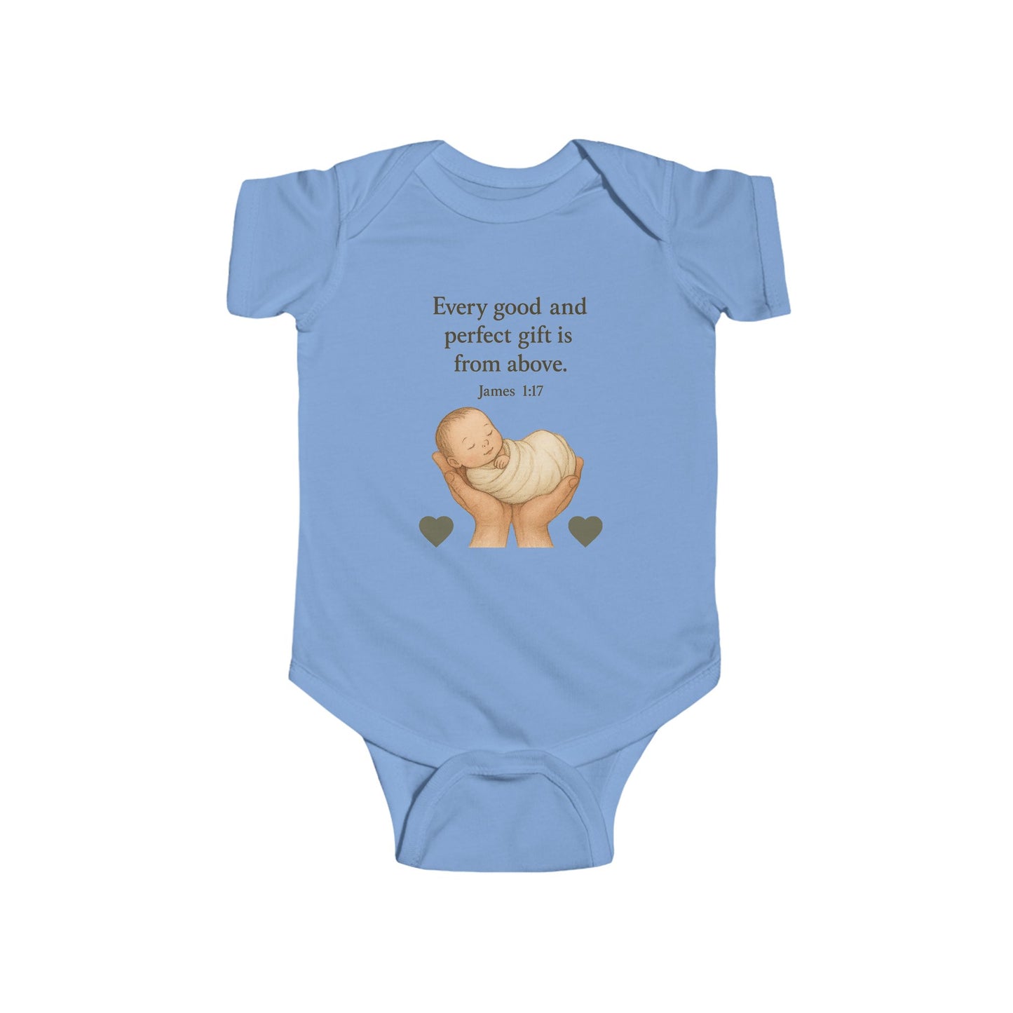 Infant Onesie with Heartwarming Quote, Baby Gift, Newborn Outfit, Christian Baby Clothes, Shower Gift, Cute Babywear