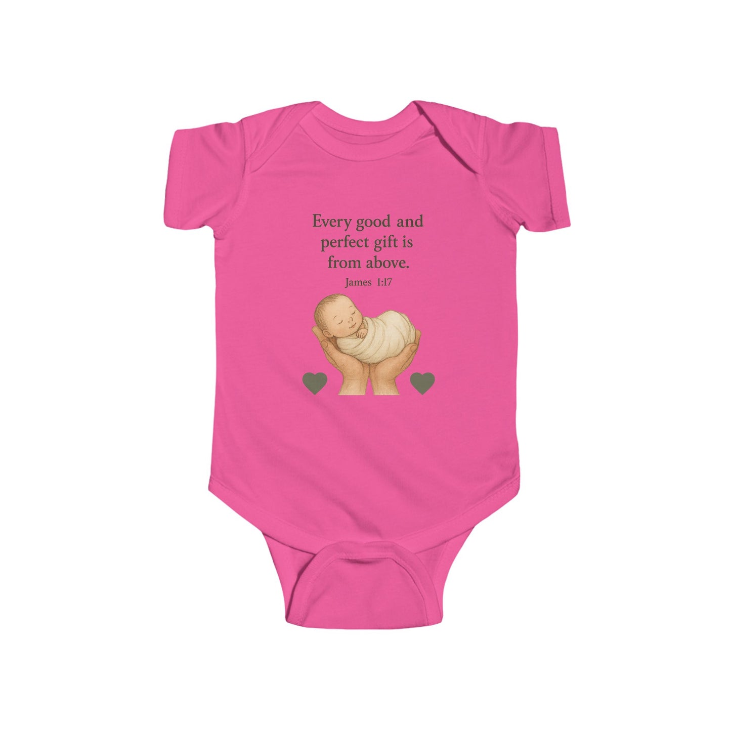 Infant Onesie with Heartwarming Quote, Baby Gift, Newborn Outfit, Christian Baby Clothes, Shower Gift, Cute Babywear