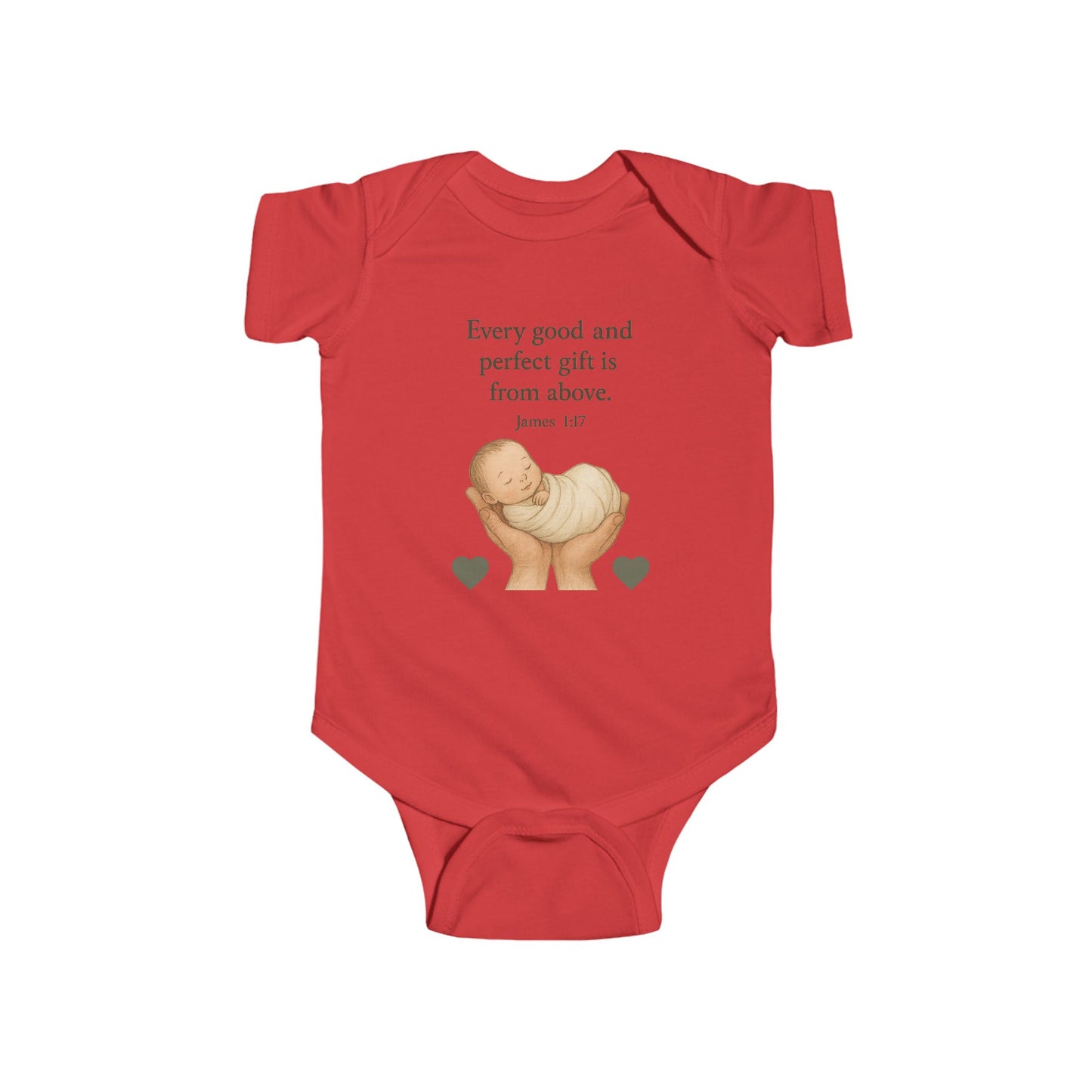 Infant Onesie with Heartwarming Quote, Baby Gift, Newborn Outfit, Christian Baby Clothes, Shower Gift, Cute Babywear