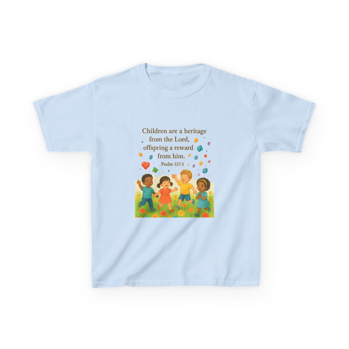 Kids Inspirational Tee - Children Shirt, Faith-Based Kids Apparel, Cute Gift for Birthdays, Family Gatherings, Church Events
