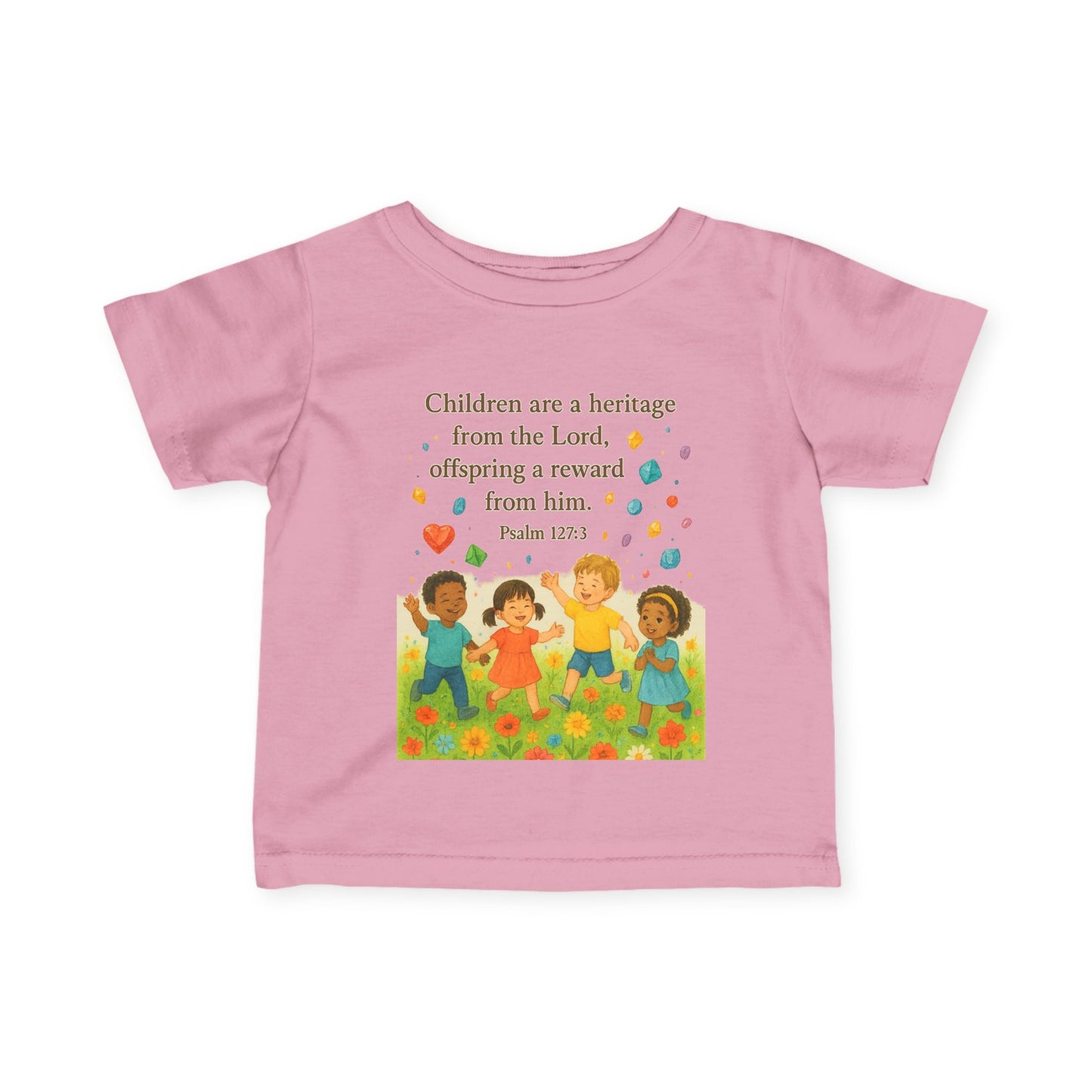 Children's T-Shirt, Bible Verse Shirt, Infant T-Shirt, Christian Kids Apparel, Baby Gift, Toddler Shirt