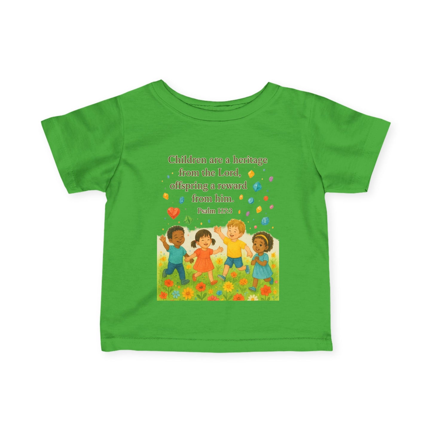 Children's T-Shirt, Bible Verse Shirt, Infant T-Shirt, Christian Kids Apparel, Baby Gift, Toddler Shirt